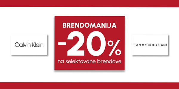 Brendomanija -20% na selekciju brendova