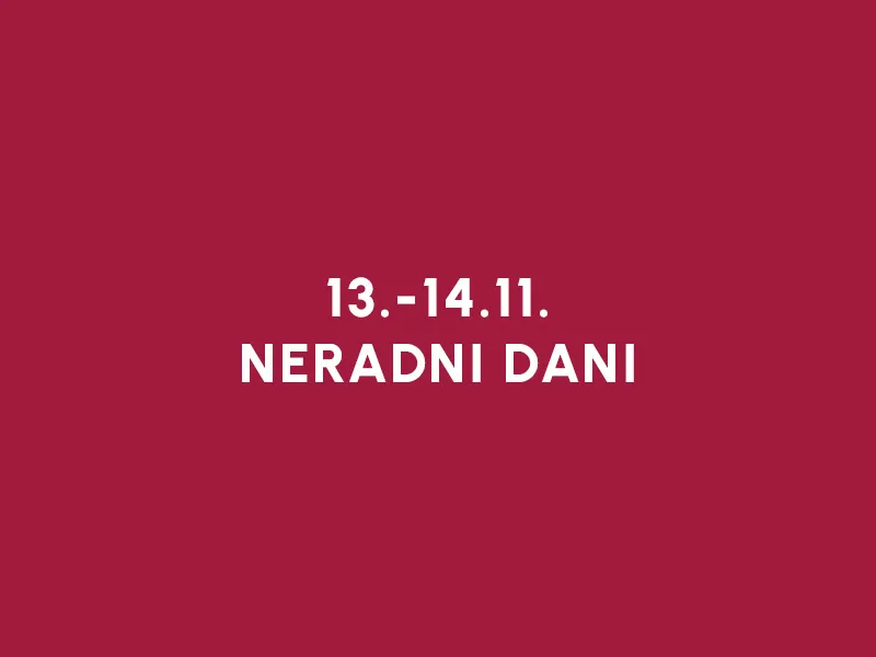 13. i 14.11. | NERADNI DANI BEBAKIDS
