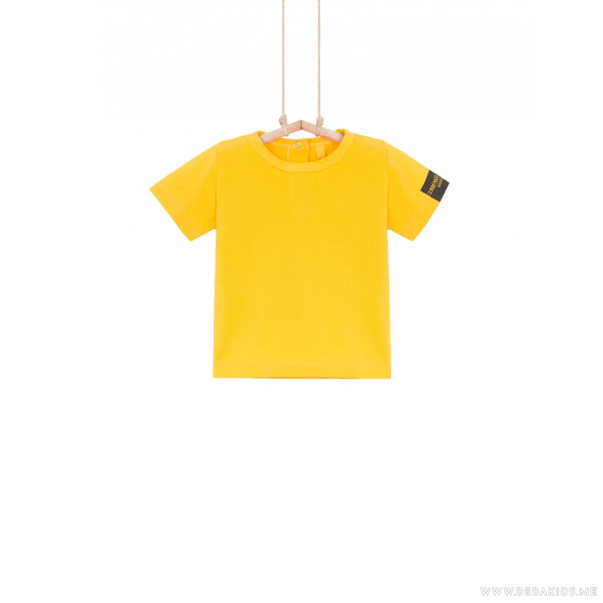 MAJICA BASIC ZA DJEČAKE ZUTA
